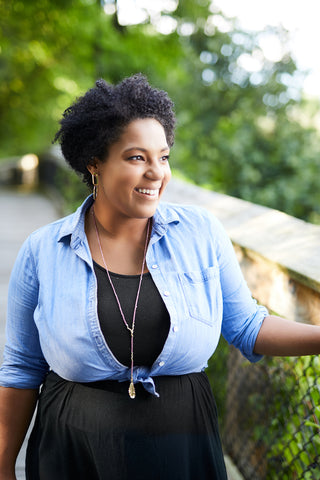 Pink Rondelle Necklace for Women - Jewelry - WAR Chest Boutique