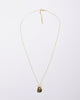 Soft Edge Triangle Gold Necklace
