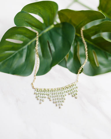 Sage Starburst Necklace