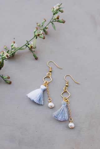 Split the Difference Tassel Earring for Women - Jewelry - WAR Chest Boutique