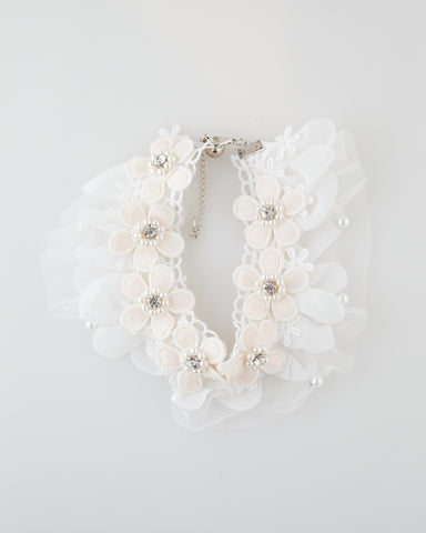 Pink Madonna Lace Pet Collar for Cats and Dogs - WAR Chest Boutique