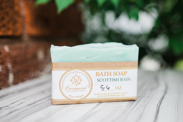 Scottish Rain Soap Bar for Men and Women - Spa - WAR Chest Boutique