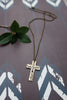 Double-sided Brass Cross Necklace for Men and Women - Jewelry - WAR Chest Boutique