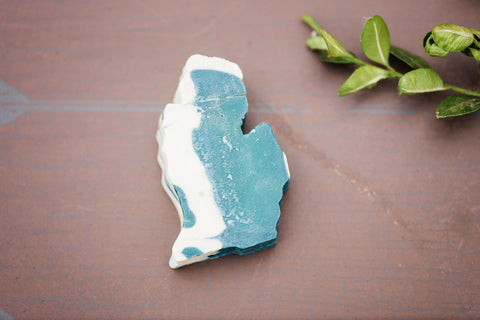 Green/White Pine-Scented Soap - 2-3oz.