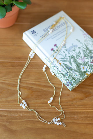 Flapper Length Pearl Necklace for Women - Jewelry - WAR Chest Boutique