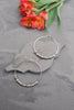 Silver Bead Hoop