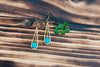 Blue Arizona Drop Earring
