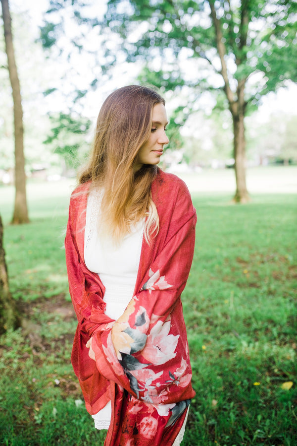 Rusty Red Scarf for Women - Accessories - WAR Chest Boutique