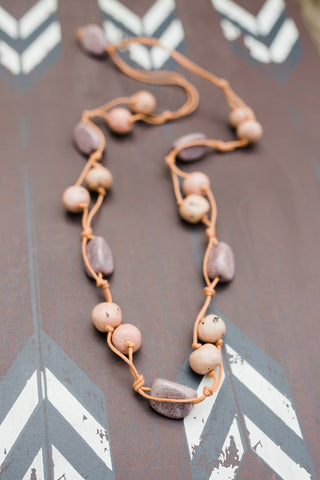 Neutral Stoney Brook Necklace
