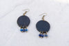 Moon Over Lapis Earrings