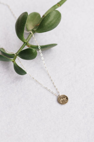 Silver Joy Necklace