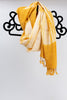 Hand Dyed Pashmina Scarf Saffron