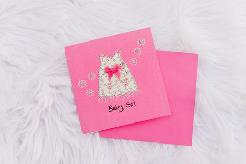 Pink Baby Girl Card