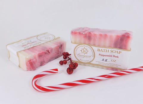 Peppermint Bark Soap 5-6 oz.