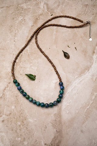 Bronze Global Bead Necklace