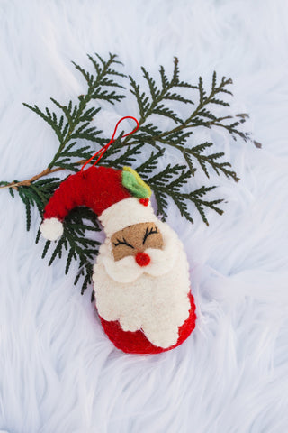 Felt Santa Ornament