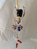 Ballerina Red Shoe Glass Ornament