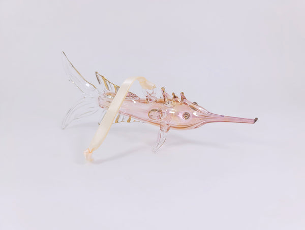 Pink Swordfish Ornament