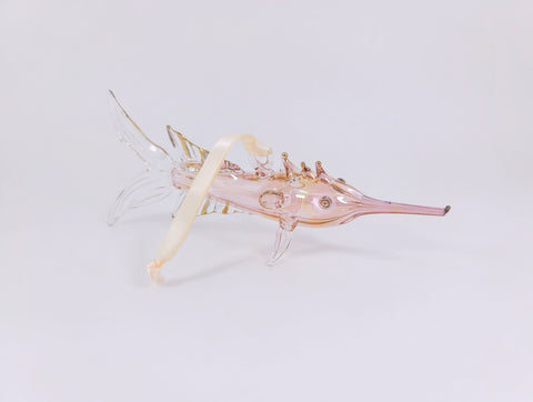 Pink Swordfish Ornament