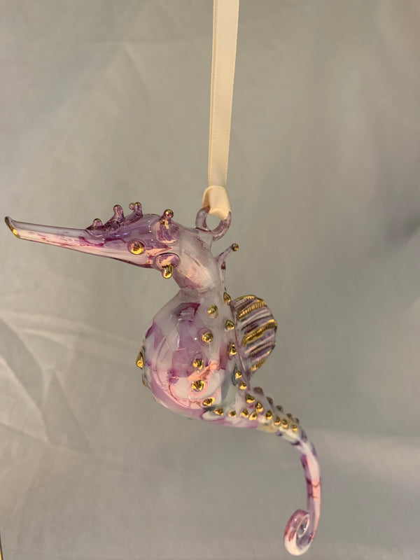 Ceramic Seahorse Ornament