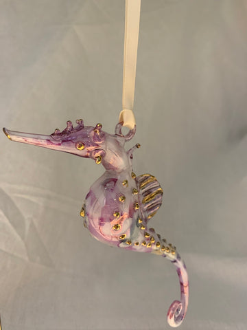 Ceramic Seahorse Ornament