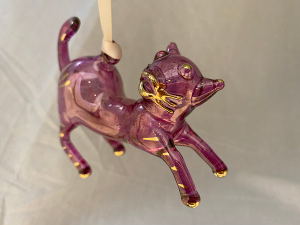 Standing Cat Purple
