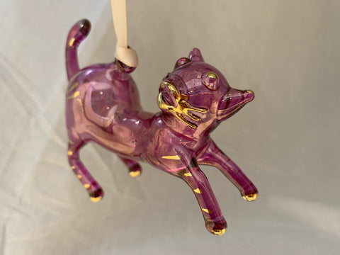 Standing Cat Purple