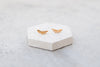 Small Gold Leaf Earrings