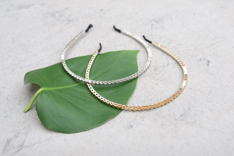Sparkle Heandband Silver & Gold