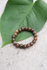 Glass Taupe Bracelet
