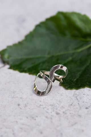 Sterling Silver Coil Ring Size 7