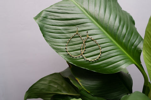 Brave Tear Earrings - Silver