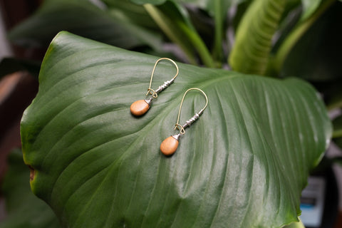 Jasper Droplet Earring