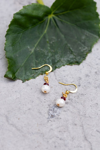 January Birthstone Earrings