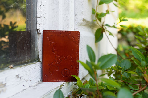 Backwards World Passport Cover