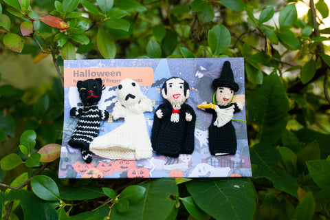 4 Finger Puppet Halloween Set