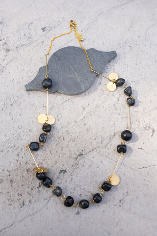 Black Hawkeye Necklace