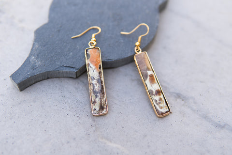 Jasper Dangle Earrings
