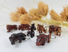 Wood Animal Key Chain