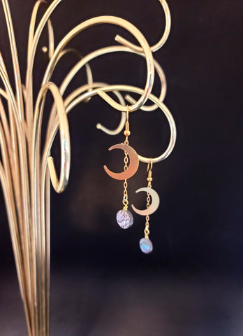 Over the Moon Earrings
