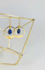 Lapis Moon Earrings
