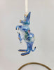 Blue Ceramic Kangaroo Ornament