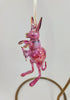 Red Ceramic Kangaroo Ornament