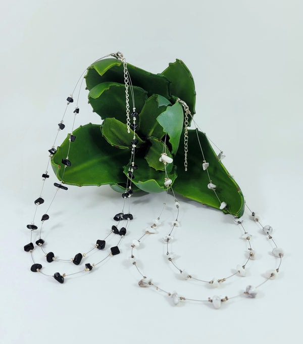 Double Strand Wire Necklace