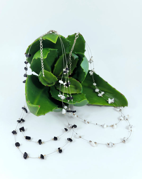 Double Strand Wire Necklace