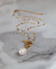 Nautical Pearl Pendant (108453) paired with Cream of the Crop Necklace (108438 - sold separately)