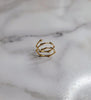 Knots of Freedom Ring Gold