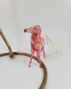 Red Ceramic Horse Ornament