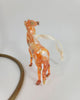 Yellow Ceramic Horse Ornament