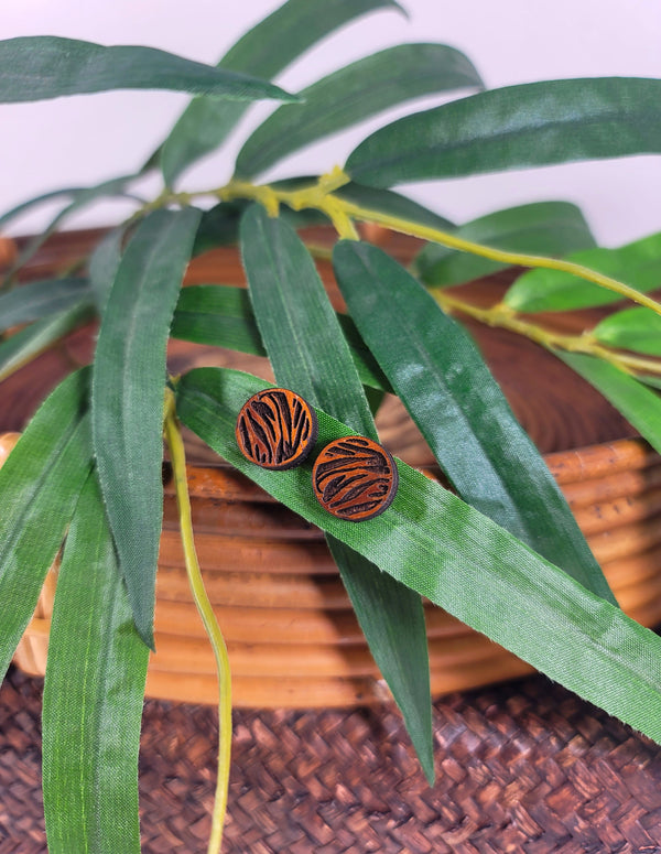 Wildwood Earrings Tiger